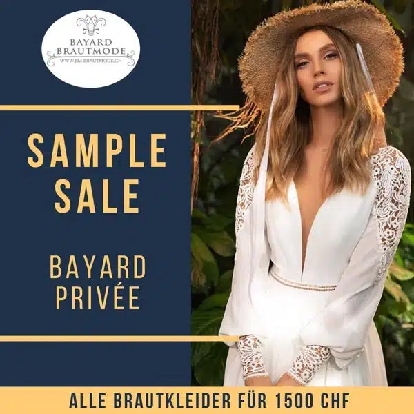 Sample Sale bei unserer eigenen Linie Bayard Privée
