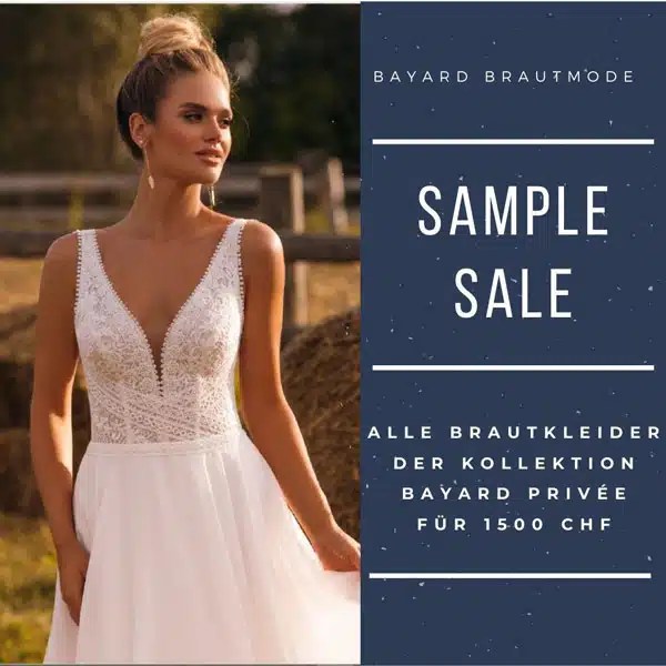 Sample Sale bei unserer eigenen Linie Bayard Privée