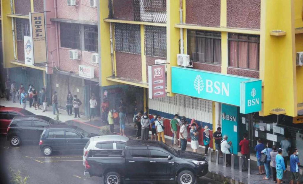 Gambar beratur di BSN palsu, elakkan kesesakan, boleh