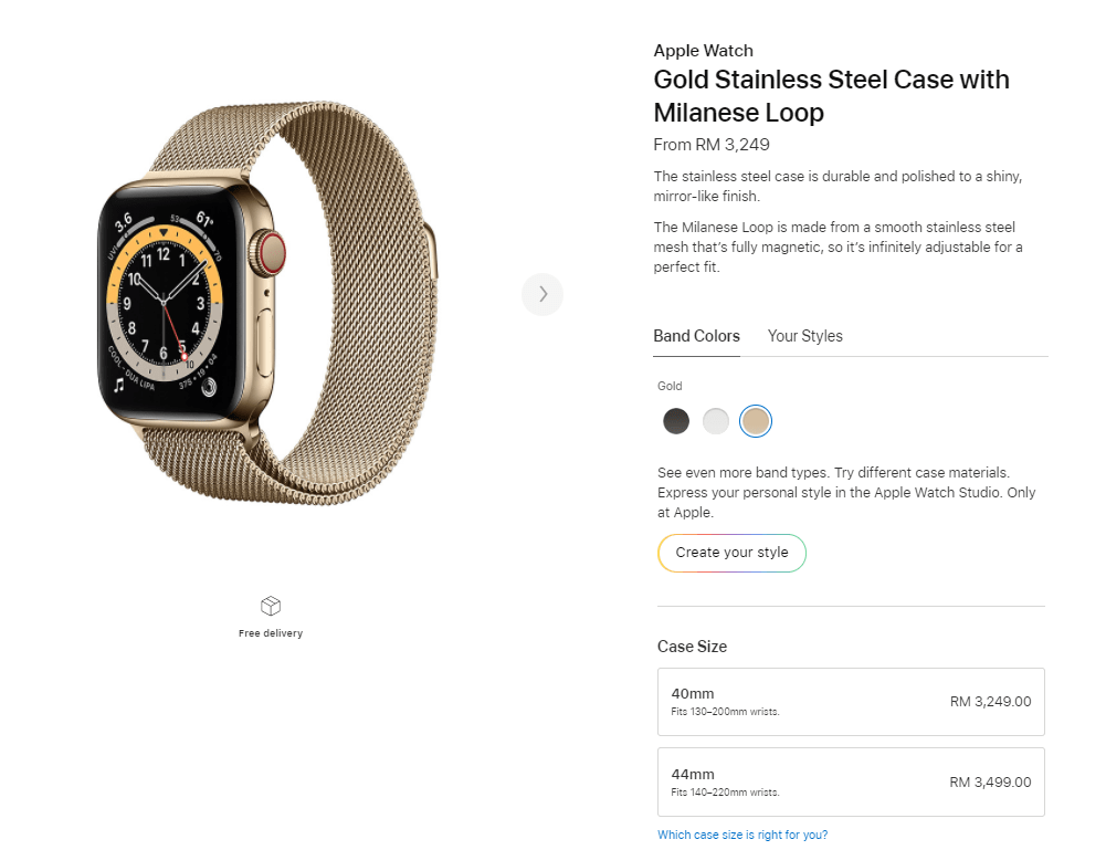 Harga rasmi Apple Watch Series 6 dan Apple Watch SE di Malaysia