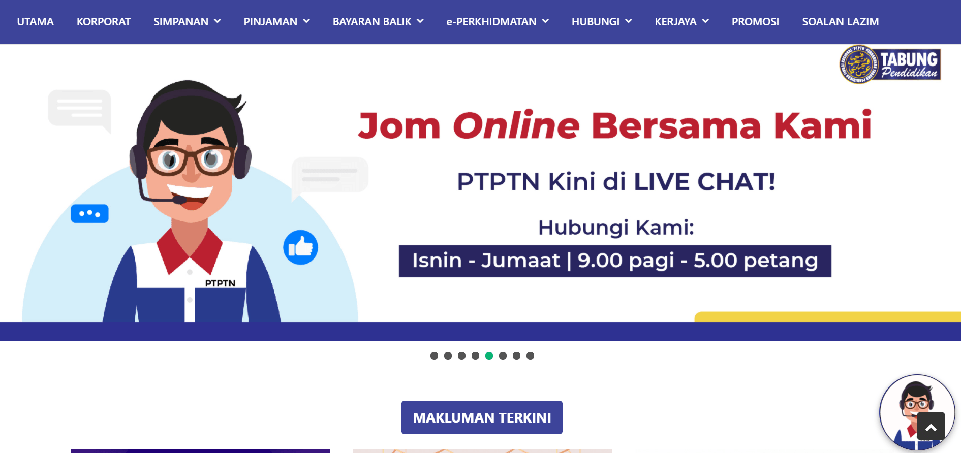 PTPTN perkenal "Live Chat" untuk anda bertanya atau buat