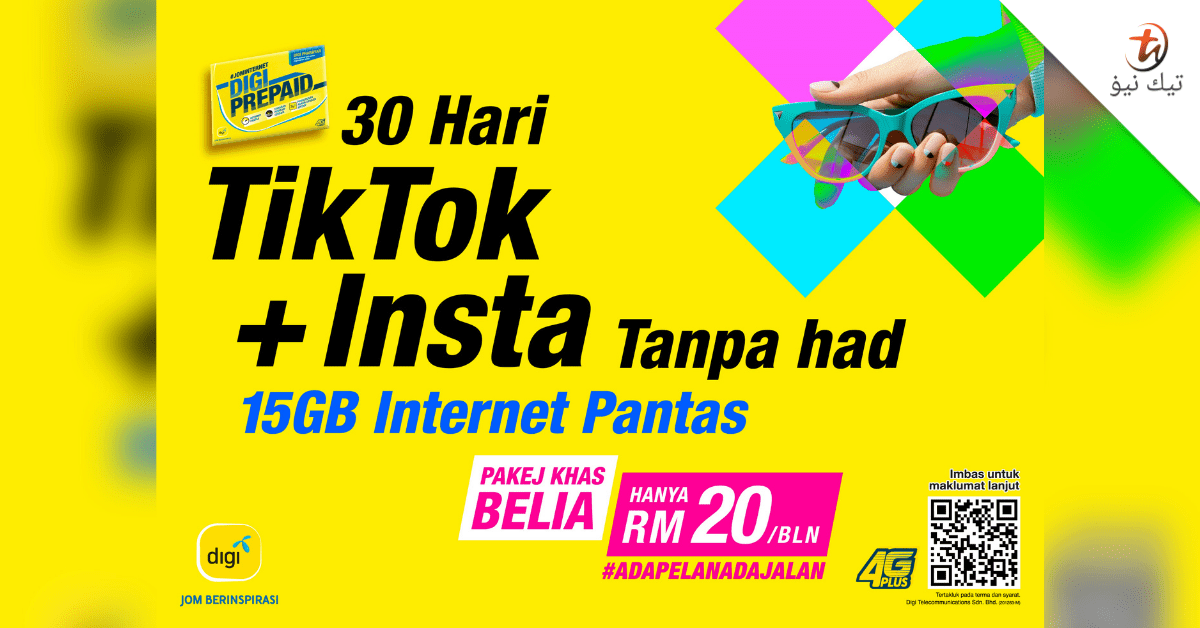 Digi lancarkan Pakej Data Khas Belia, pelan khas berharga RM20