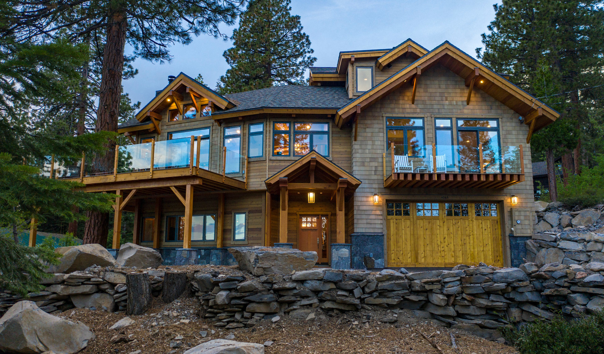 North Lake Tahoe Timber Frame BRANDON MITCHELL