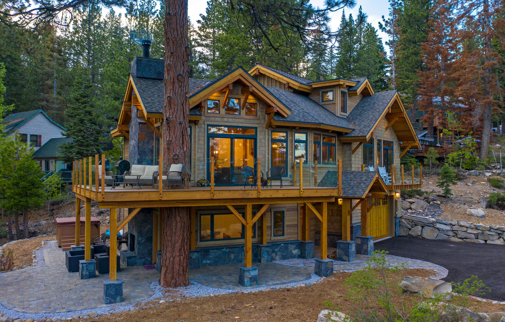 North Lake Tahoe Timber Frame BRANDON MITCHELL