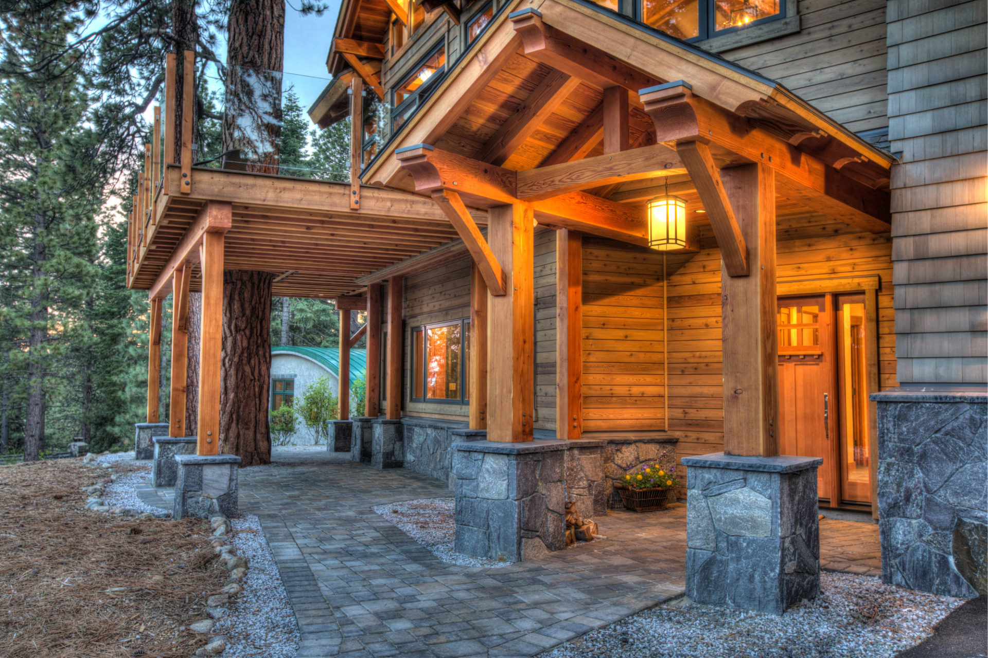 North Lake Tahoe Timber Frame BRANDON MITCHELL