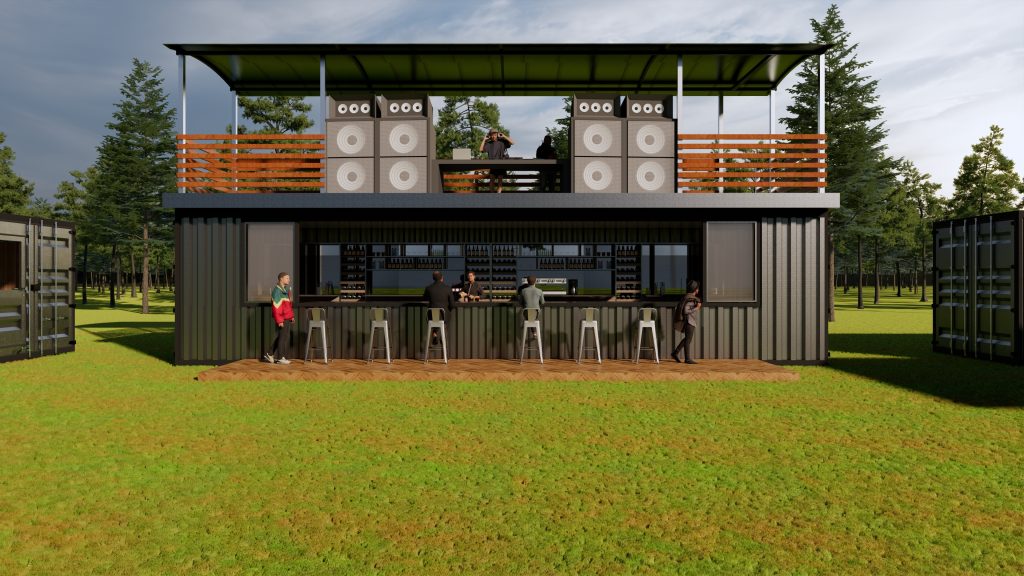 Custom Event Shipping Containers Event Structures BMarko™