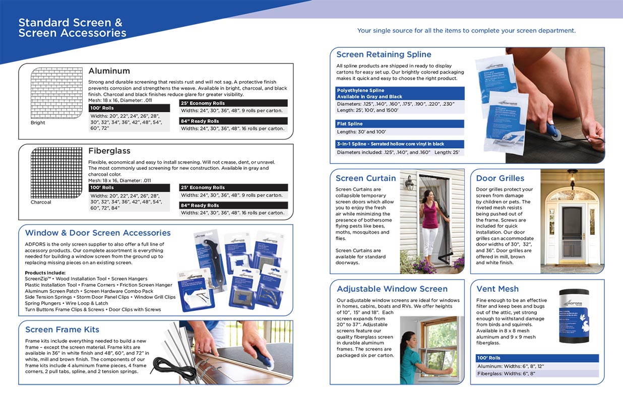 SaintGobain ADFORS Screen Brochure BMD Design LLC York, PA