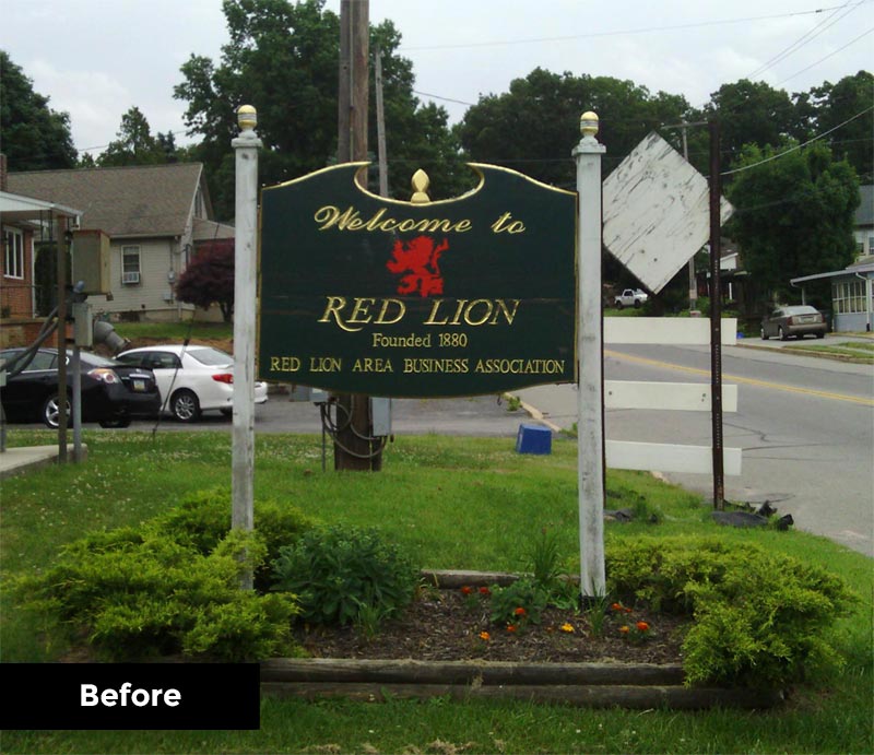 Red Lion PA Sign BMD Design LLC York, PA
