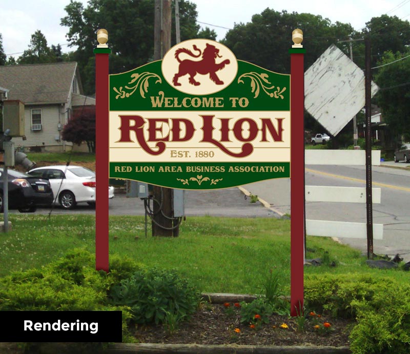 Red Lion PA Sign BMD Design LLC York, PA
