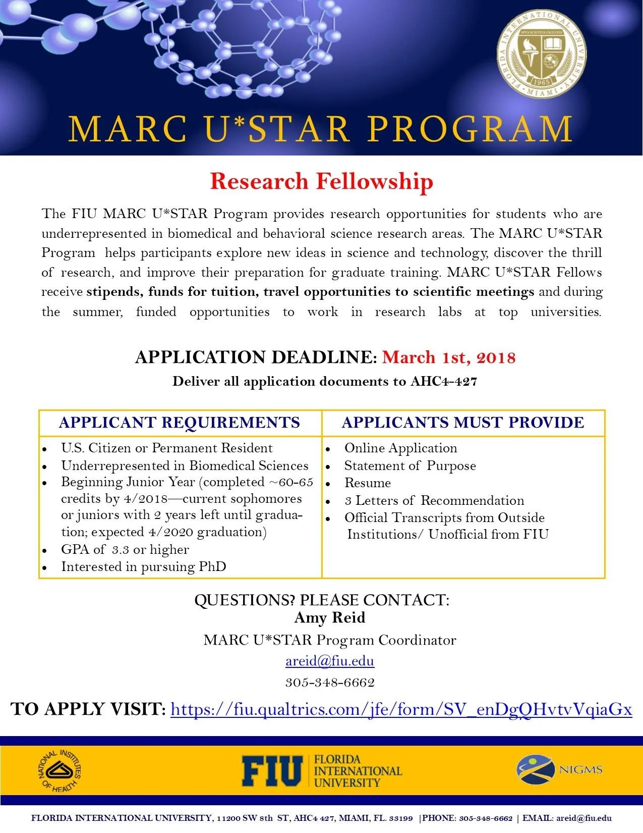 Internship Opportunities Florida International University Department