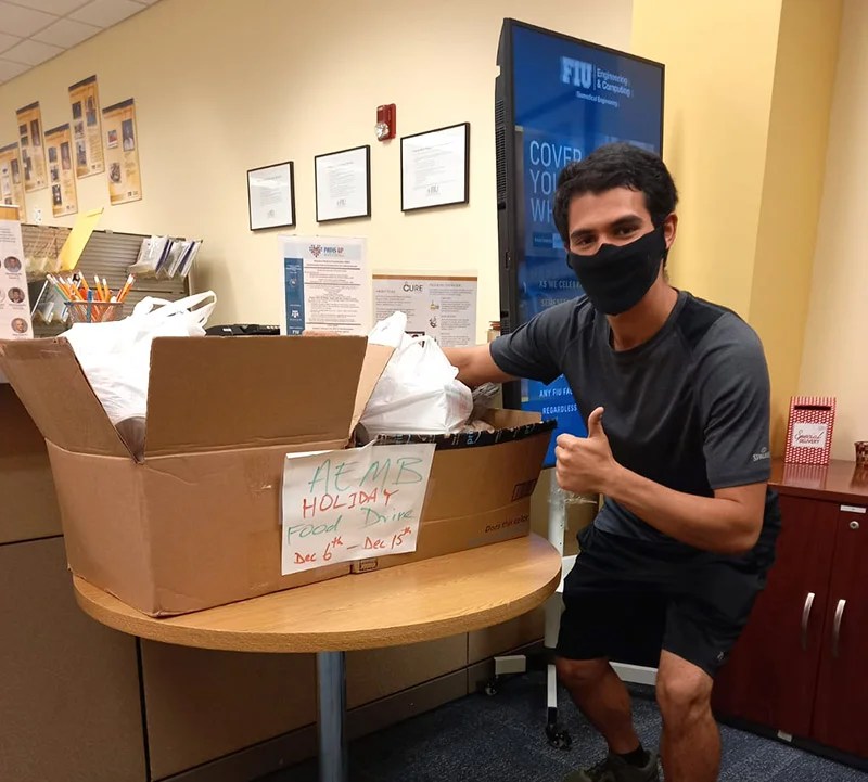 77 Pounds of Nonperishable Food Items Collected and Donated to FIU’s