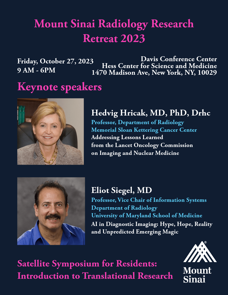 Radiology Retreat BioMedical Engineering and Imaging Institute