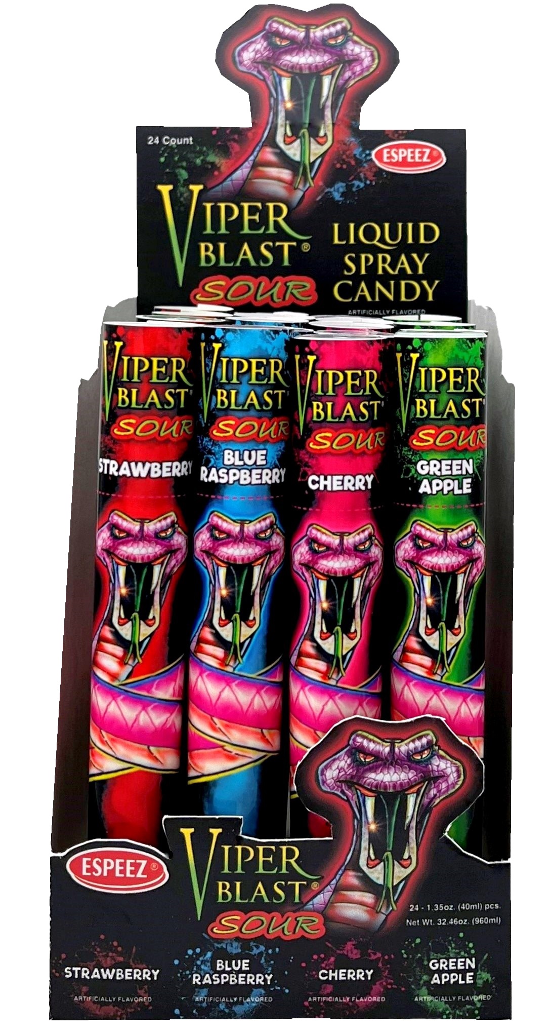 CDY 044 Viper Blast Sour Liquid Spray Candy BMS Catalog