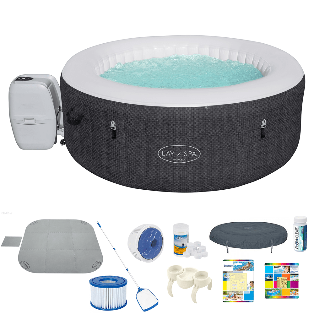 15in1 LayZSpa BESTWAY Airjet Freeze Shield Inflatable Hot Tub