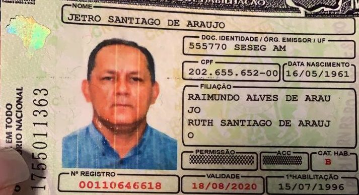 Estelionatário usa CNH de aposentado para fazer empréstimos