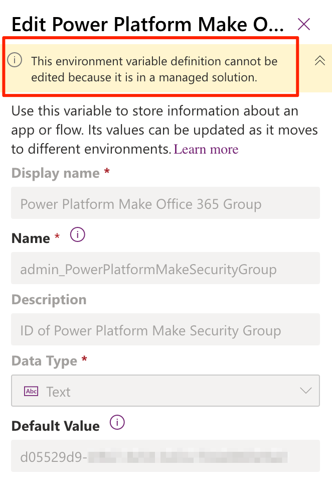 How to read Environment Variables in PowerApp?