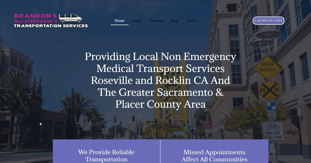 Non Emergency Medical Transport Services Roseville Ca