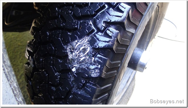 Flat Tire, Water Tanks, Float Balls and I Get Some Work Done on the Van