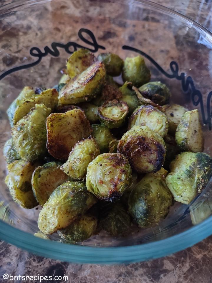 Roasted Frozen Brussels Sprouts B n T's Recipes