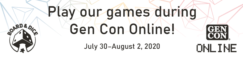 Visit The Board Dice Booth Gen Con Online Board Dice
