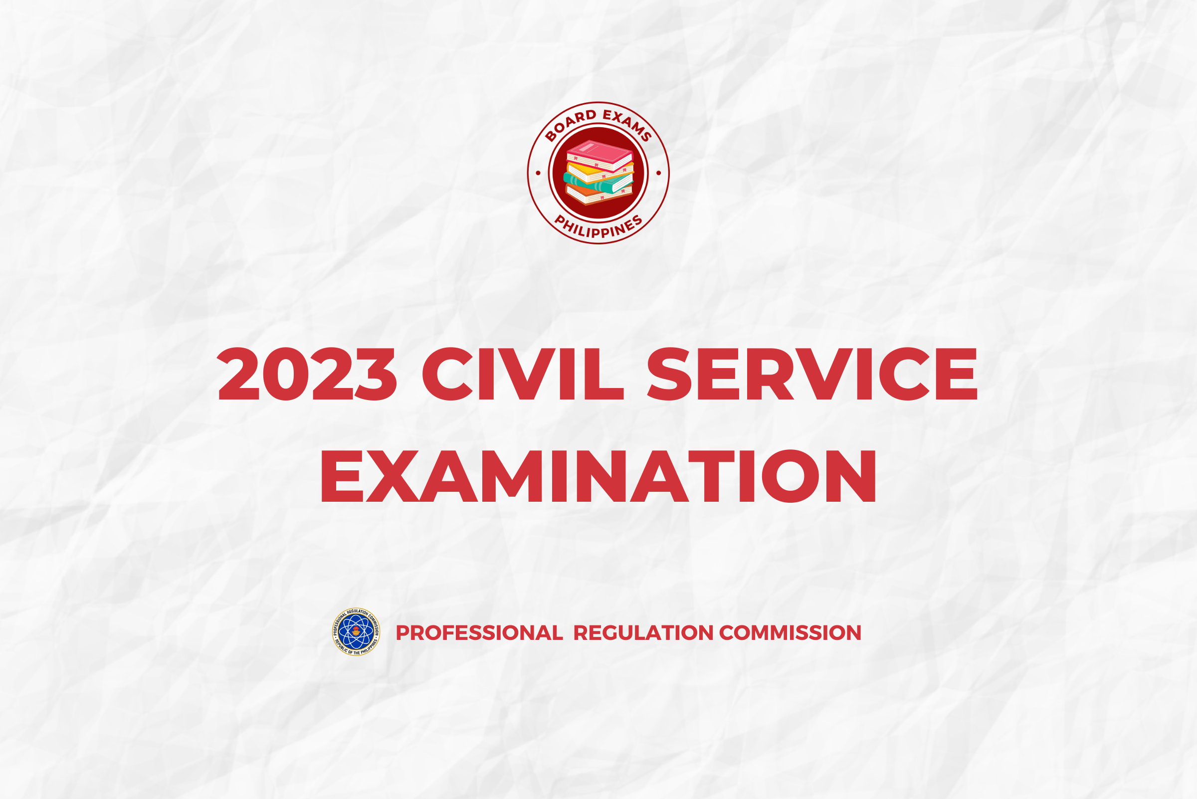 CIVIL SERVICE EXAM 2023 Exam Schedule, Application Period, Deadline