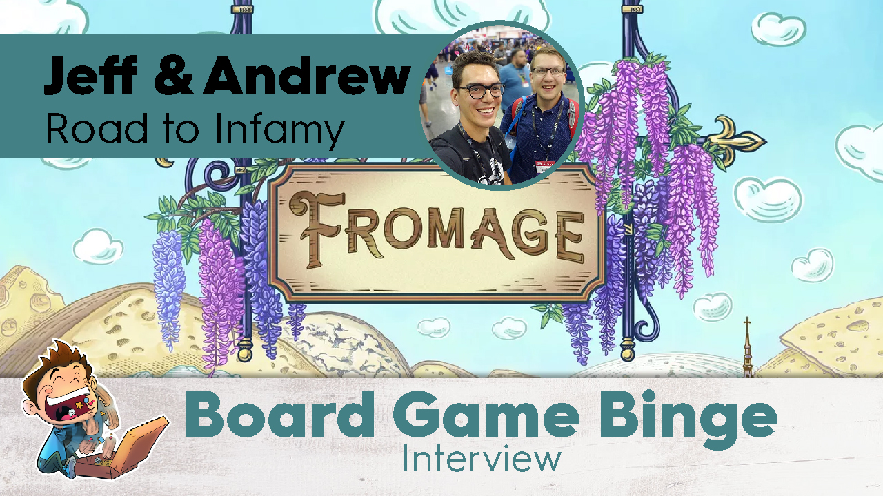 Episode 257 Jeff & Andrew, Road to Infamy (R2i) Games Board Game Binge