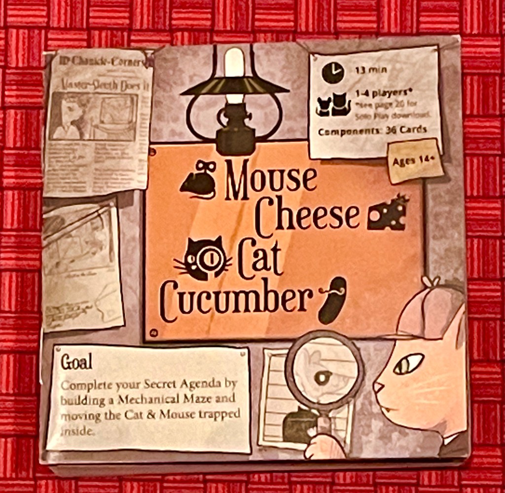 Mouse Cheese Cat Cucumber Kickstarter Preview Board Game Gumbo