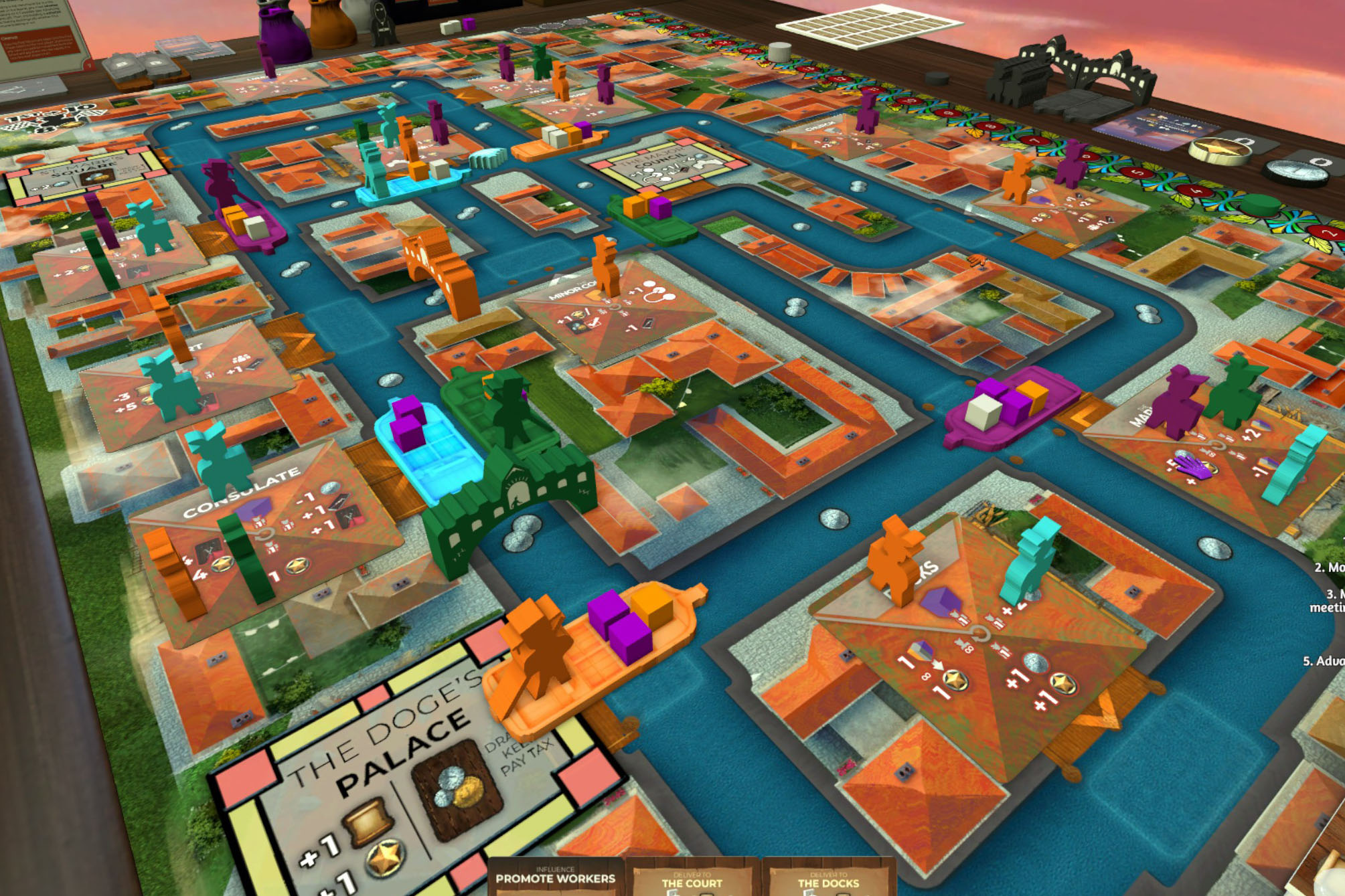 venice Board Game Memo