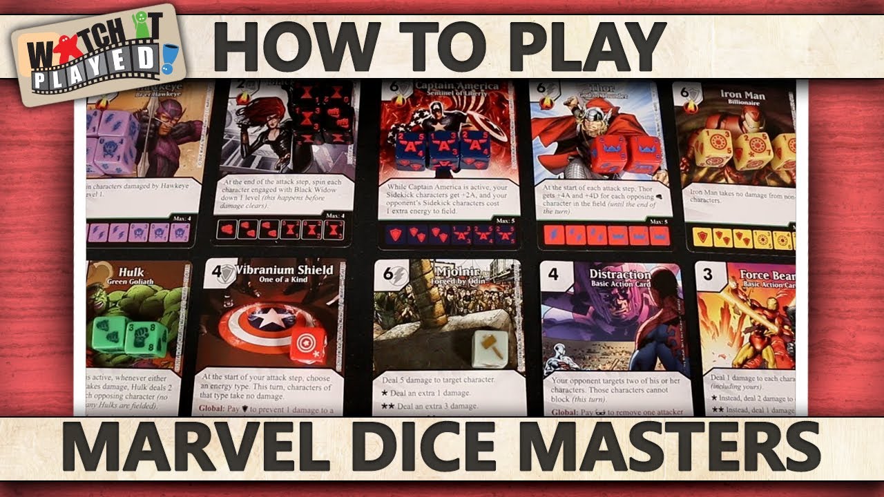 Marvel Dice Masters Avengers vs. XMen + Extra Rules & Team Building