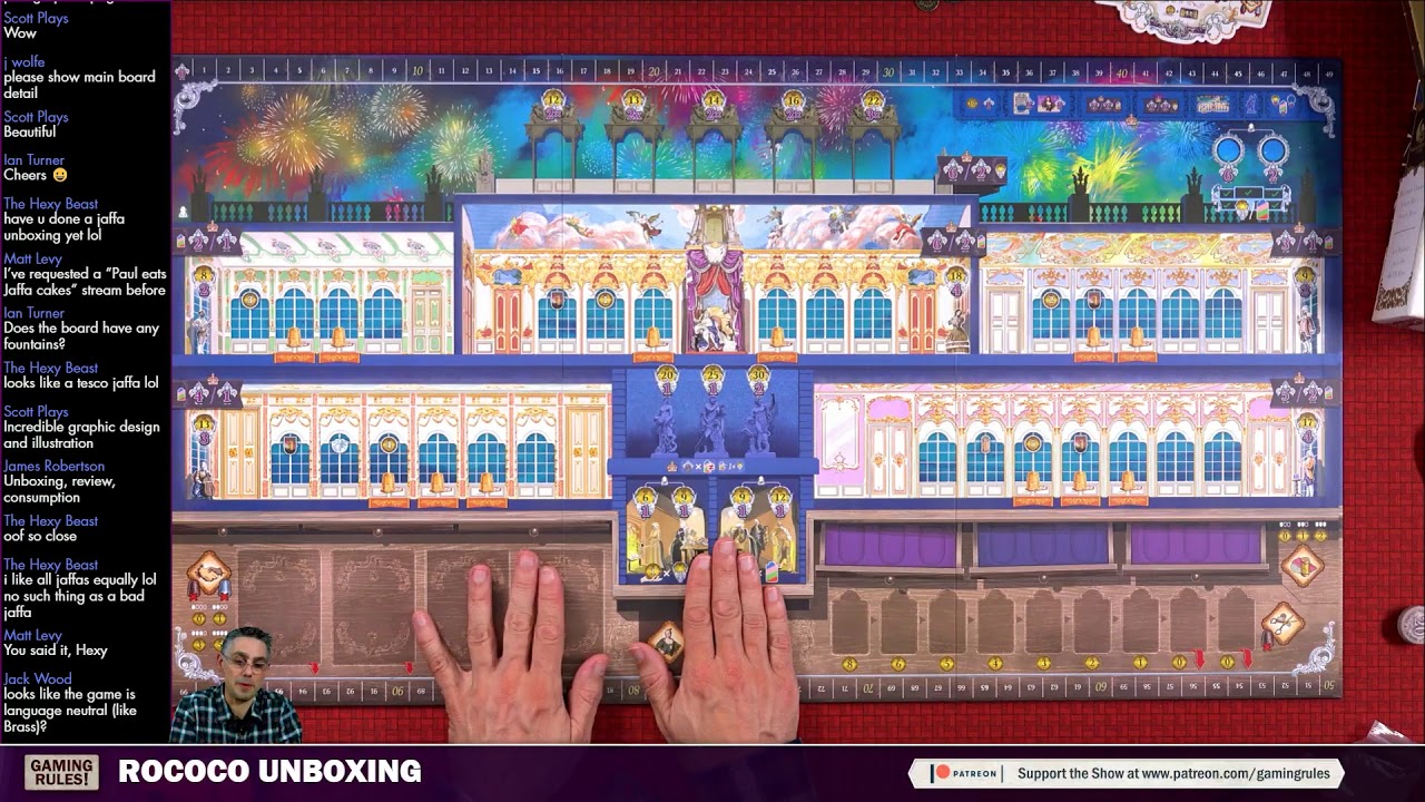Rococo Deluxe Edition Unboxing Video Boardgame Stories