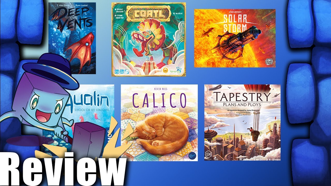 6 Mini Reviews with Tom Vasel Boardgame Stories