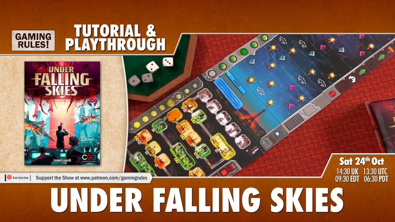 Under Falling Skies Tutorial And Playthrough Boardgame Stories Under Falling Skies Tutorial And Playthrough Boardgame Stories