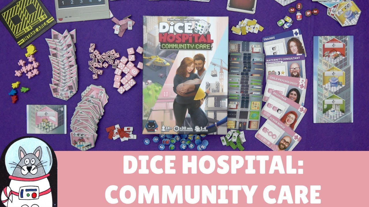 Dice Hospital Community Care How to Play Boardgame Stories