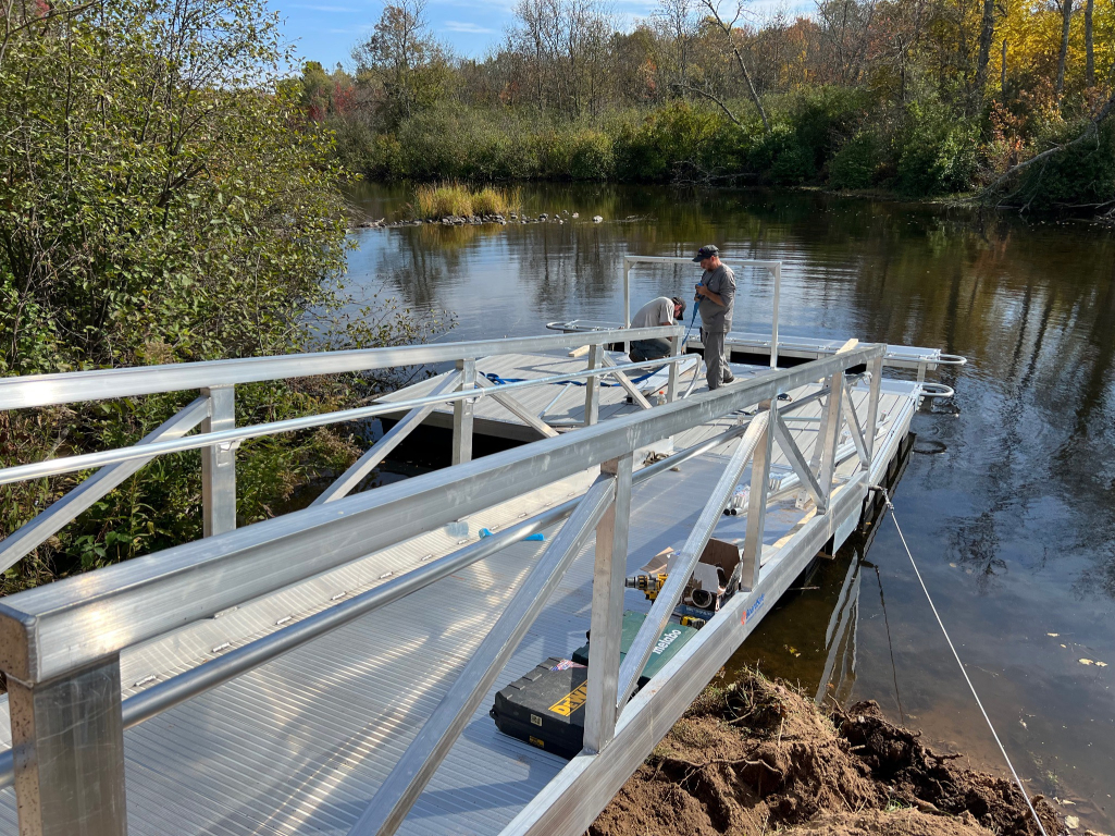 Accessible Launch with Adaptive Features in Couderay, WI