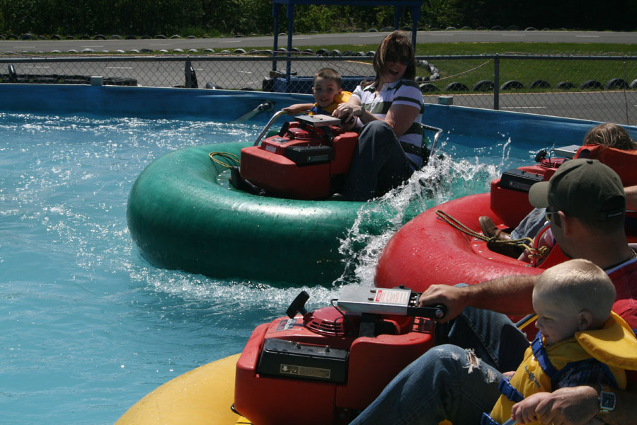 Bumper Boats at the Boardwalk & Butterfly World, Hill, Moncton