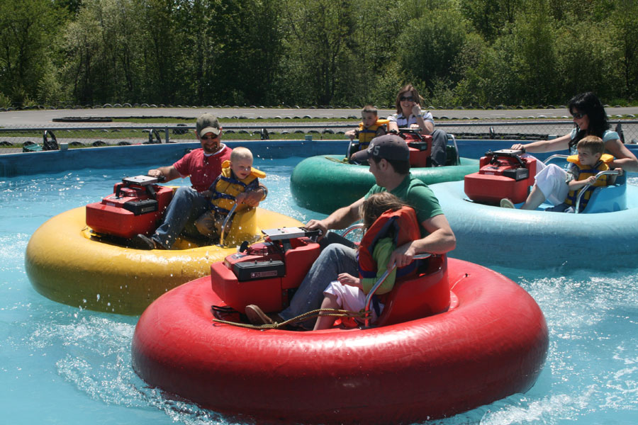 Bumper Boats at the Boardwalk & Butterfly World, Hill, Moncton