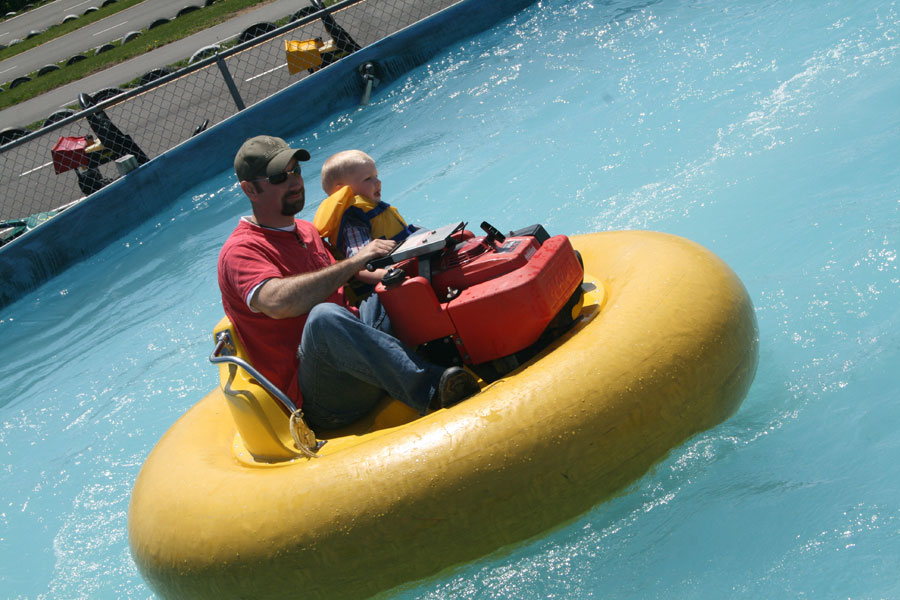 Bumper Boats at the Boardwalk & Butterfly World, Hill, Moncton