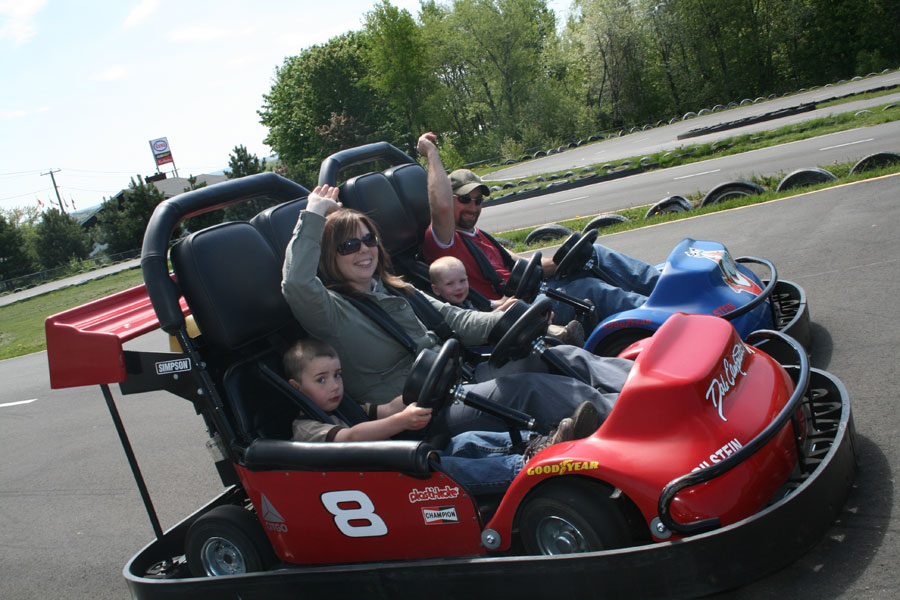 Go-Karts At The Boardwalk Magnetic Hill, Moncton, New Brunswick