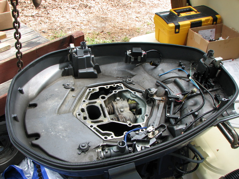 F225 Teardown - Exhaust Corrosion Repair - The Hull Truth - Boating And Fishing Forum