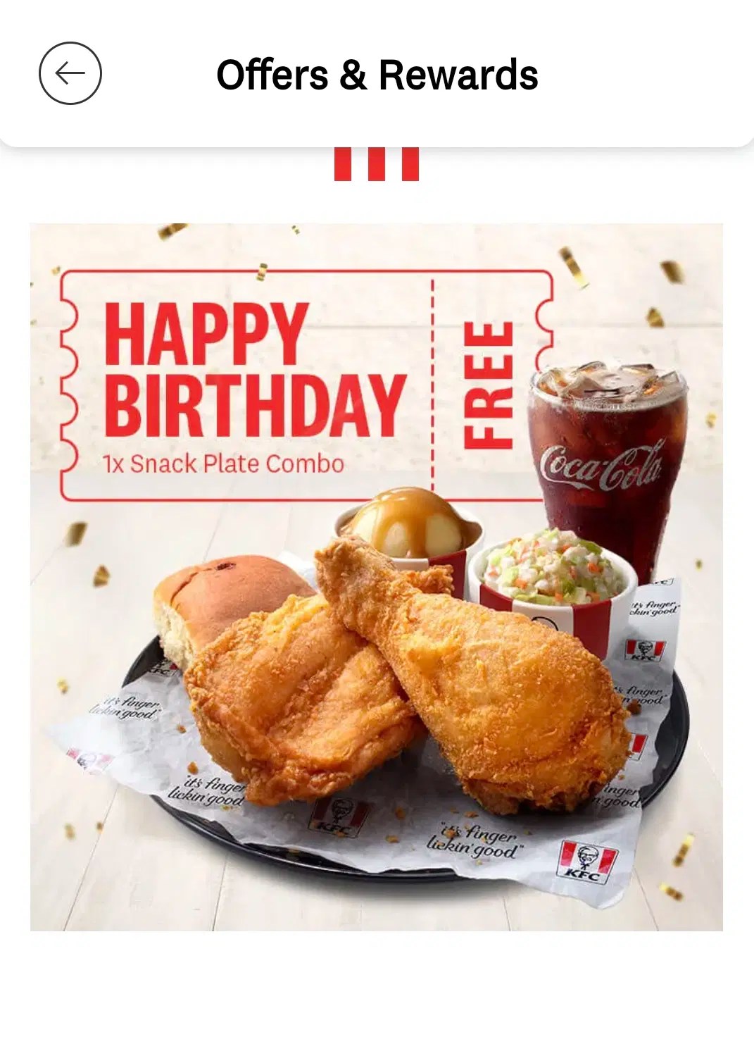 Make Your Birthday More Exciting With Free Treats From KFC • BoatBasinCafe