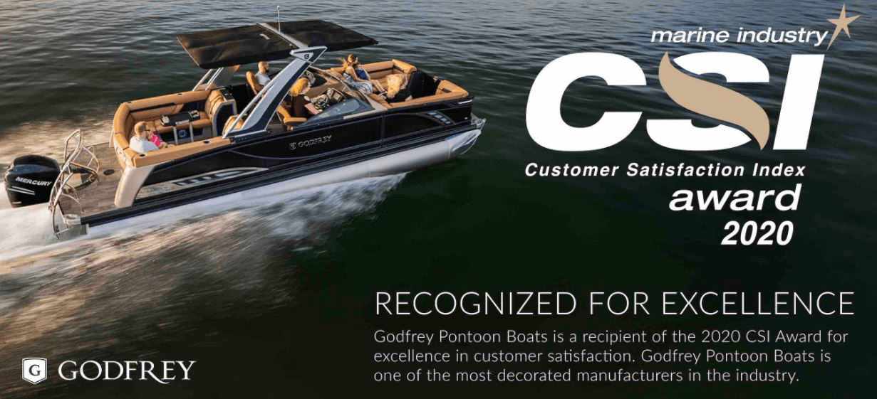 Godfrey recognized for customer satisfaction Boating Industry