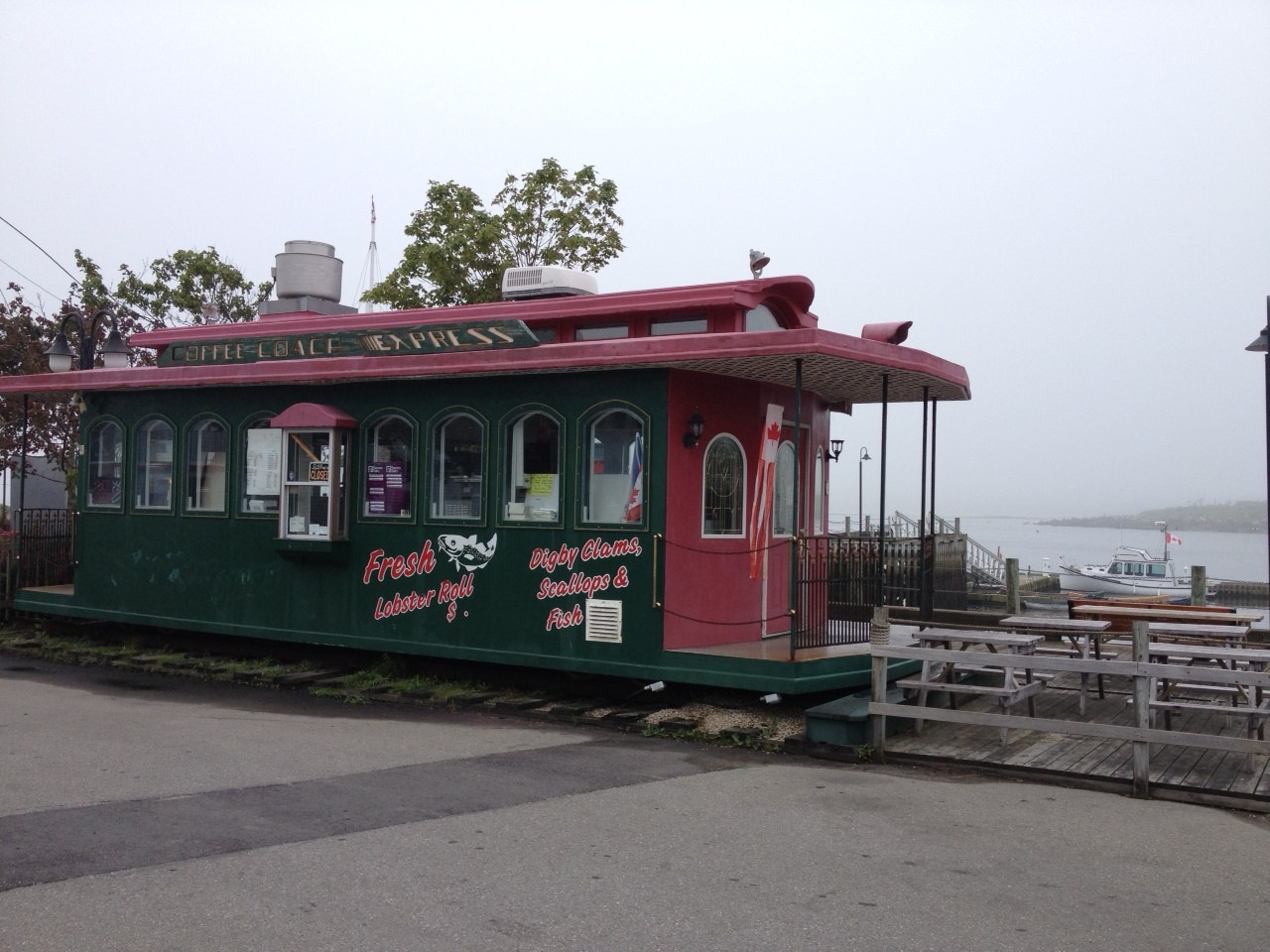 A Day at Yarmouth, Nova Scotia with Fog and Rain Day 66 Boating Tales