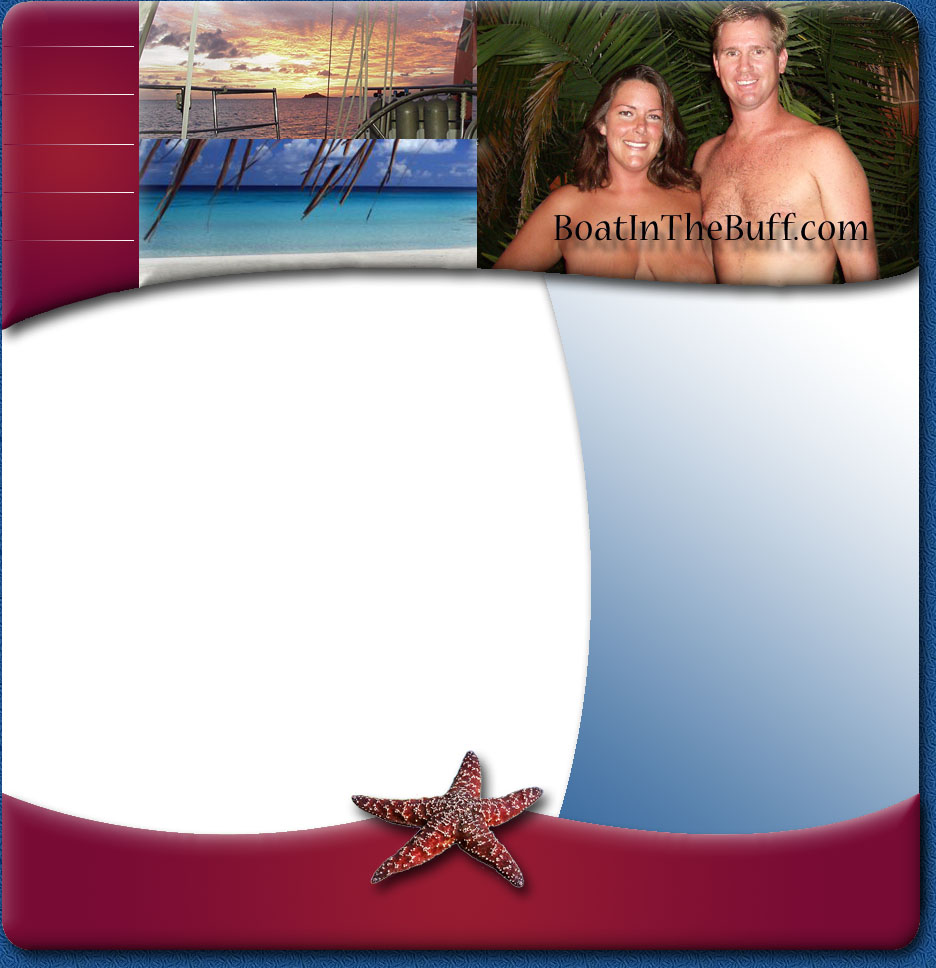 Boat in the Buff, nude, clothing optional, yacht charter, British