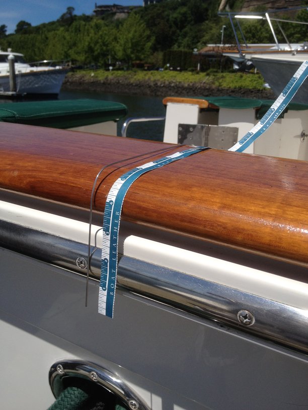 Cam Style Fender Hook Custom Made Boatleather