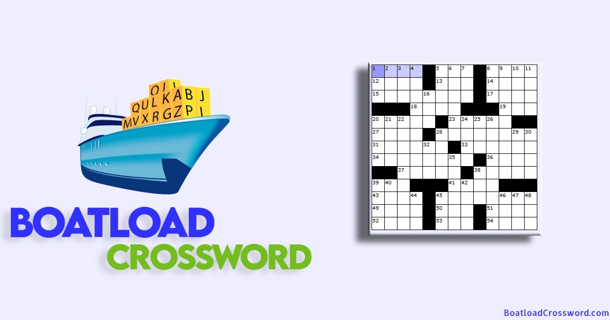 Crossword Games Boatload Crossword