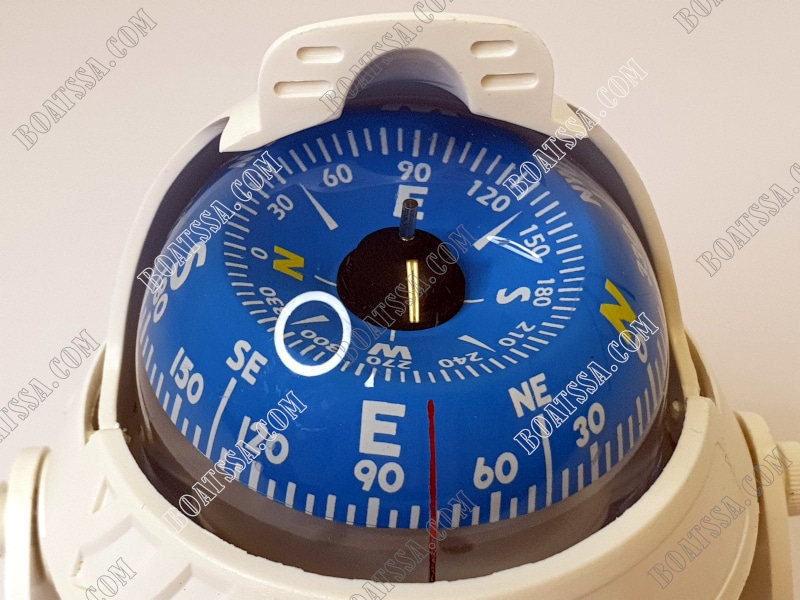 MARINE COMPASS WITH LED LIGHT WHITE BOATS SA ONLINE