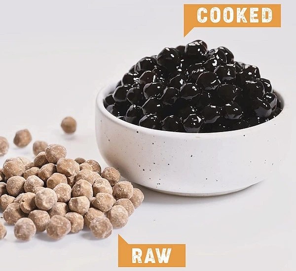 Tapioca Pearls Boba Bubble Tea Best Soft Chewy Boba with Brown Sugar