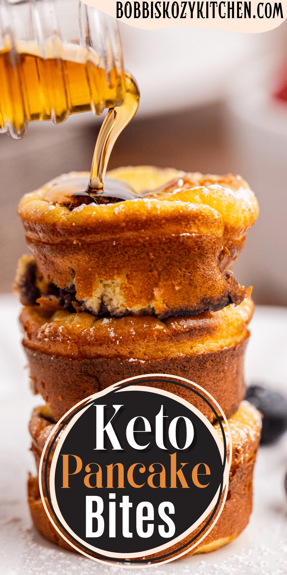 Mini Keto Pancake Bites Bobbi's Kozy Kitchen