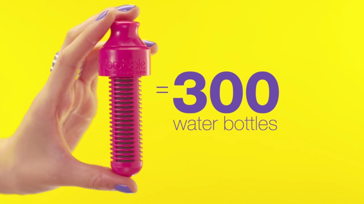 The sustainable bottle that filters your water bobble Classic