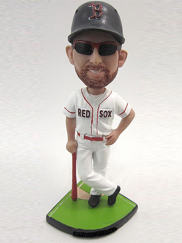 Male baseball player bobblehead with a hand on his hip 1820 Custom